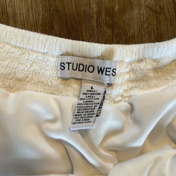 STUDIO WEST FLOWY BOHO GLORYMIDI SKIRT (L) - Picture 5 of 6